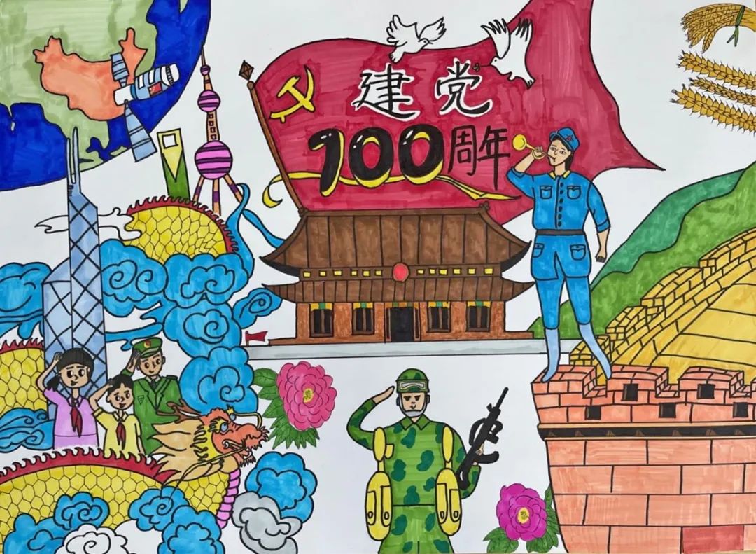 百年初心繪黨史 臨港一中 潘馨顧悅 13918267781.jpg